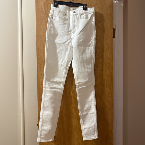 Madewell Denim - Madewell Women's White 10” High-Rise Skinny Jeans NWT Size 26